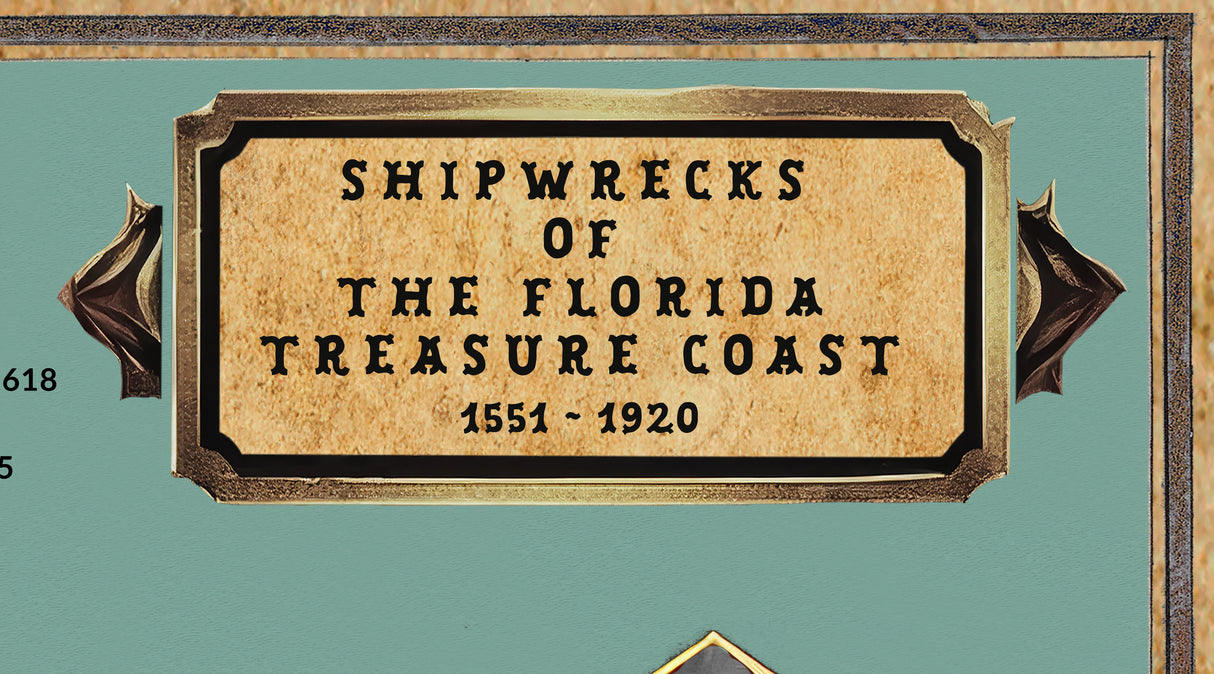 Shipwreck Map of the Florida Treasure Coast Vero Beach