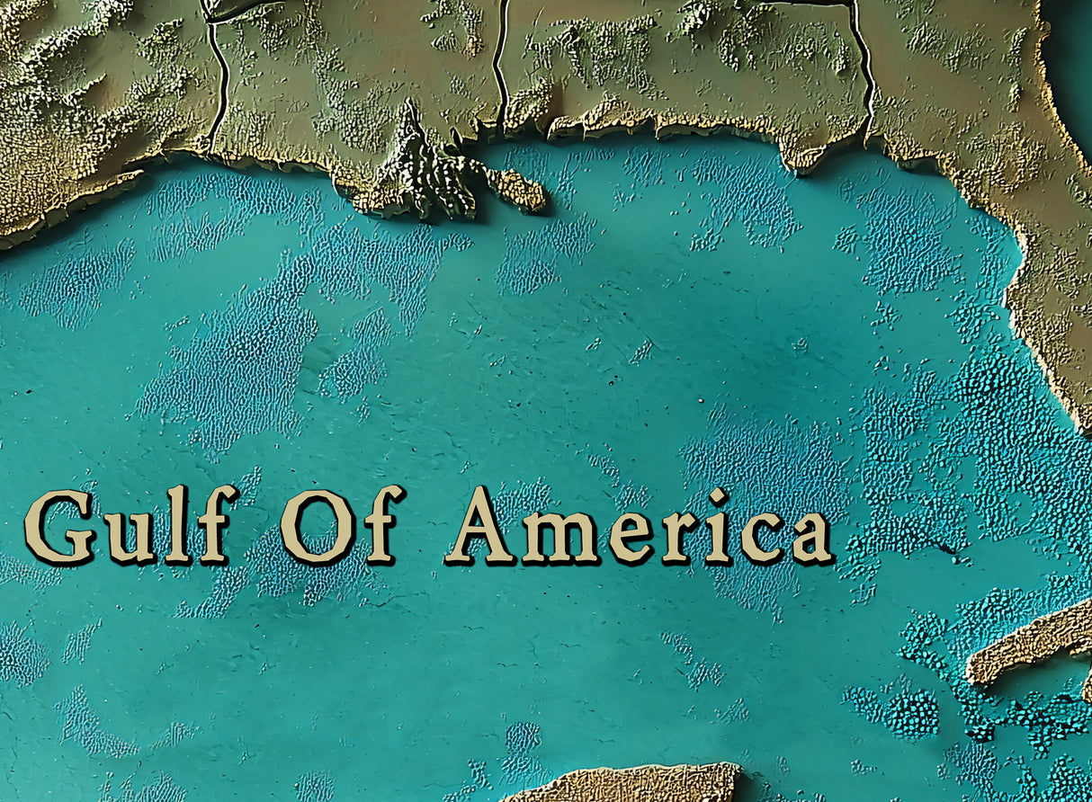 Gulf of America Map