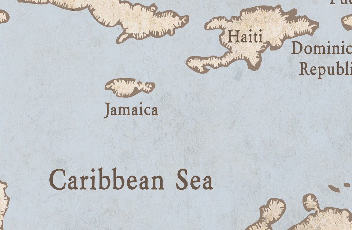 2025 Map of The Gulf of America and Caribbean Region