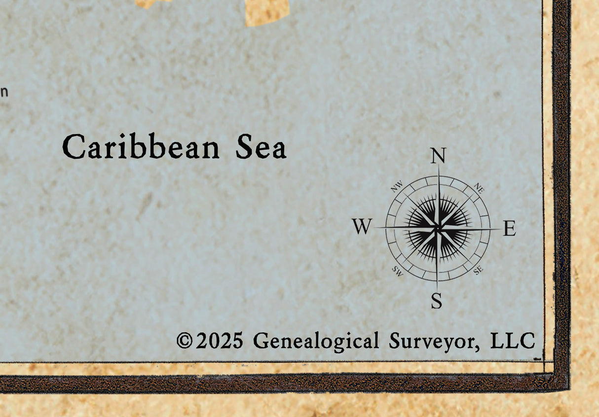2025 Map of The Gulf of America
