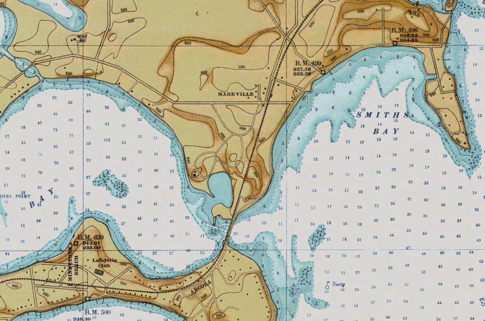 1906 Nautical Map of Lake Minnetonka Minnesota