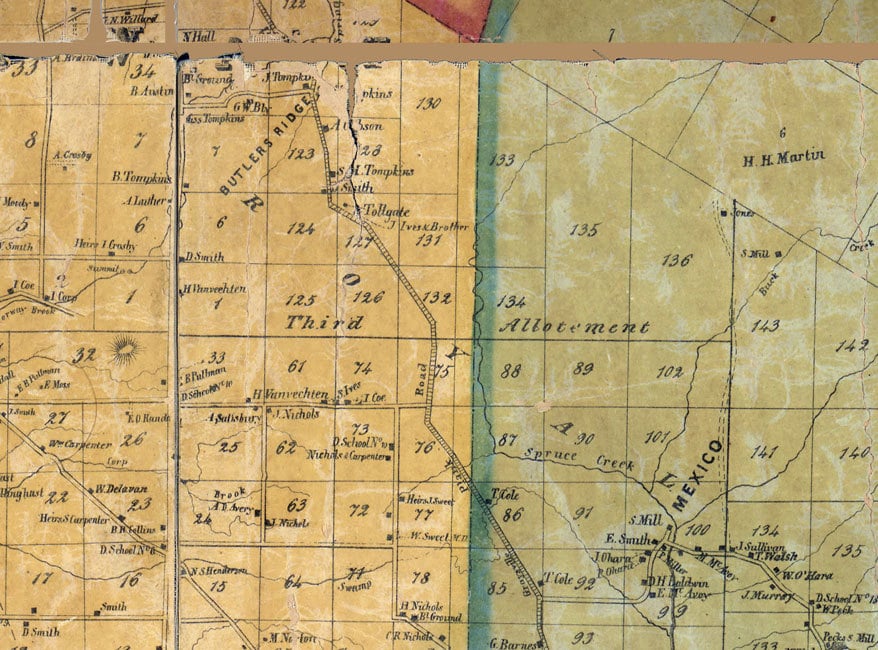 1859 Map of Herkimer County New York