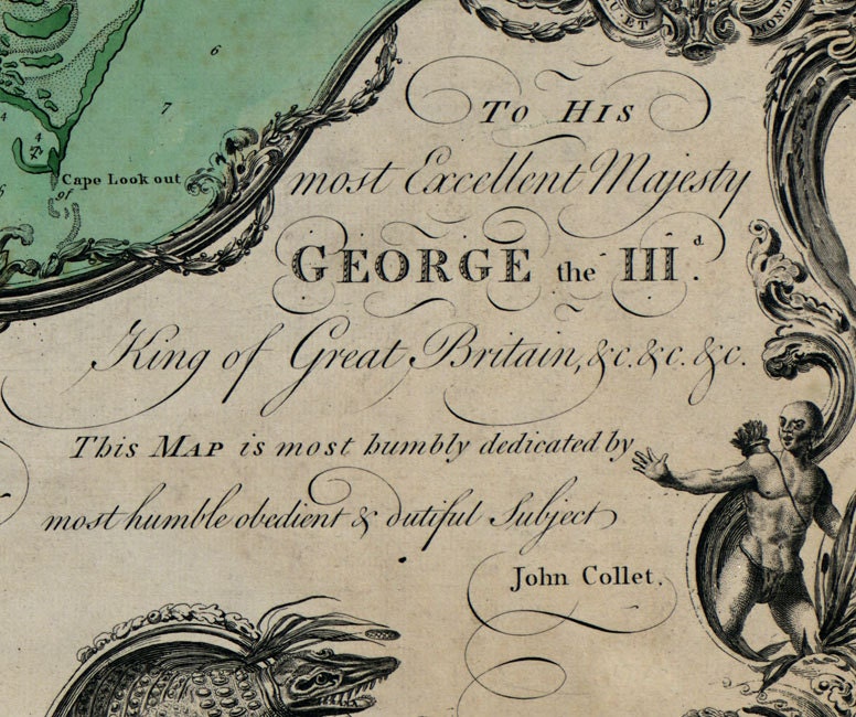 1770 Map of North Carolina
