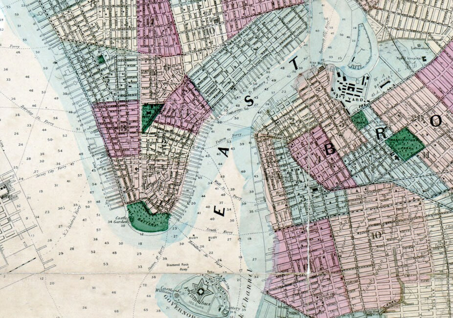 1872 Map of Kings County New York