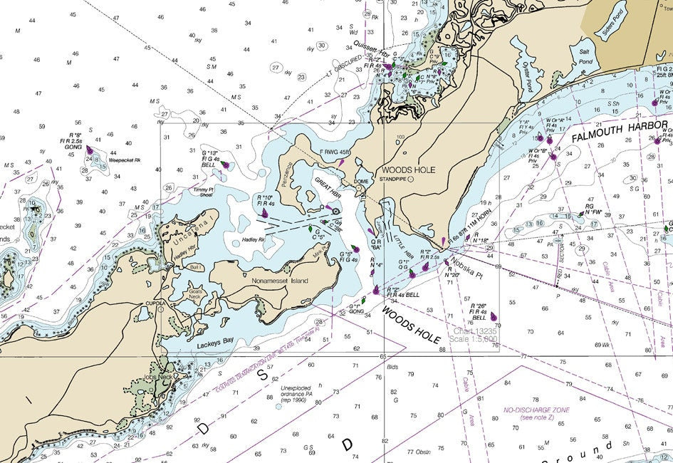 2014 Nautical Map of Buzzards Bay Massachusetts
