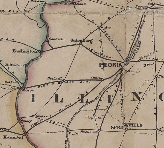 1861 Map of the Great North West