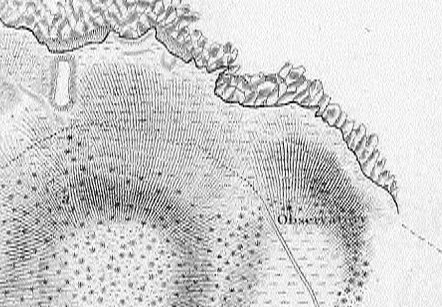 1851 Nautical Map of Point Pinos Bay of Monterey California