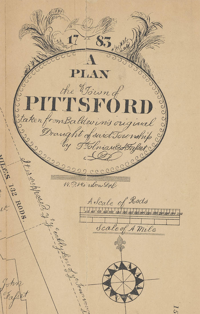 1872 Map of Pittsford New York