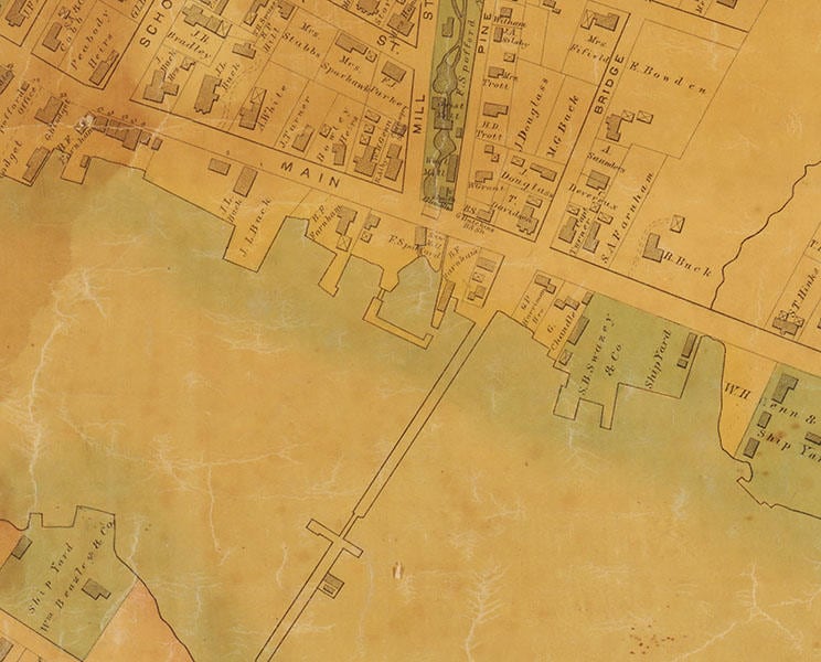1875 Map of Bucksport Hancock County Maine