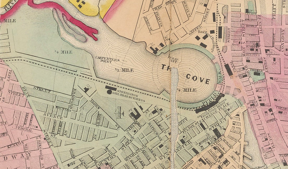 1849 Map of Providence Rhode Island