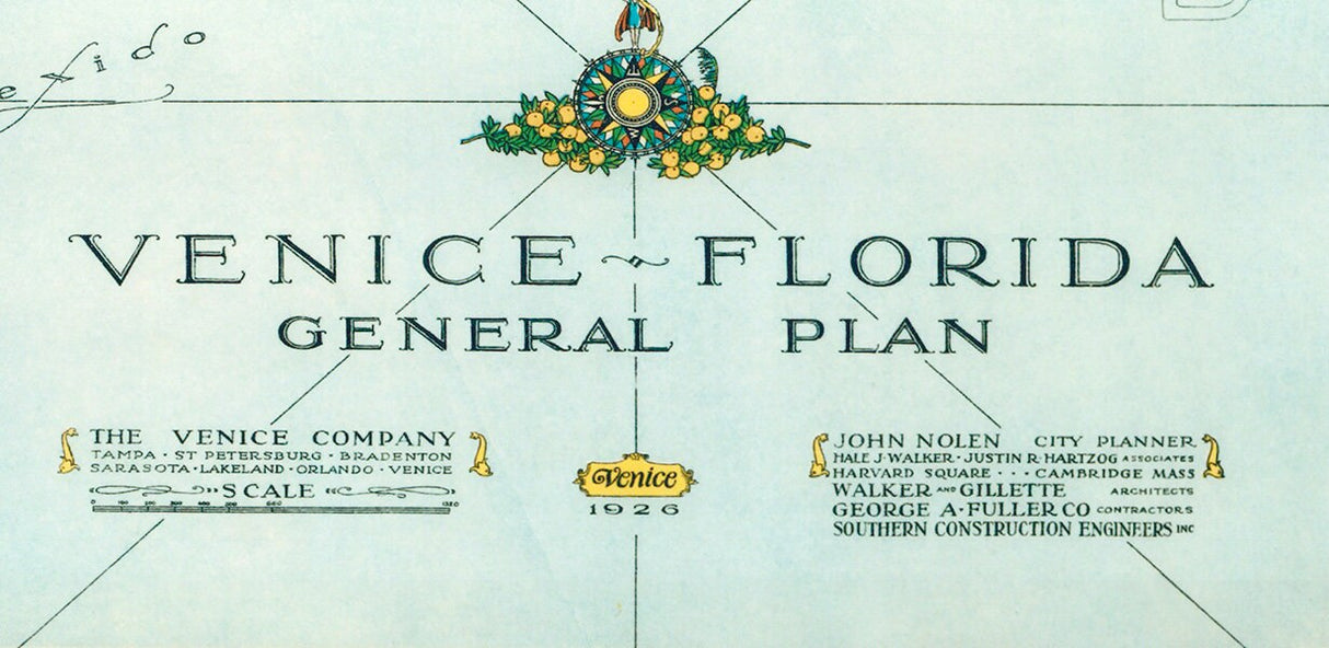 1926 Map of Venice Florida