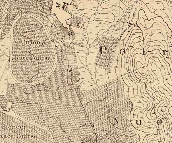 1893 Map of San Francisco California Alcatraz