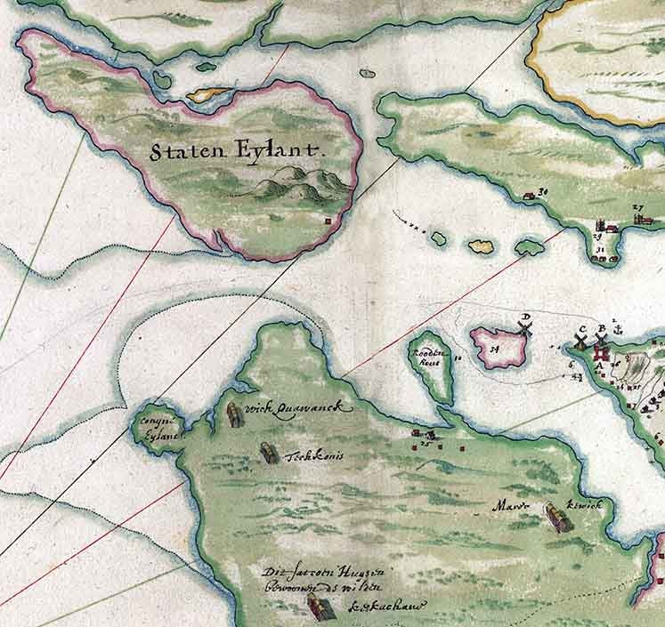 1639 Map of the New York City Region