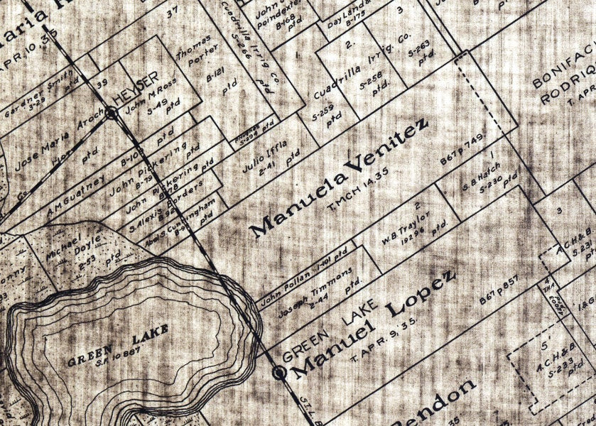 1919 Map of Calhoun County Texas