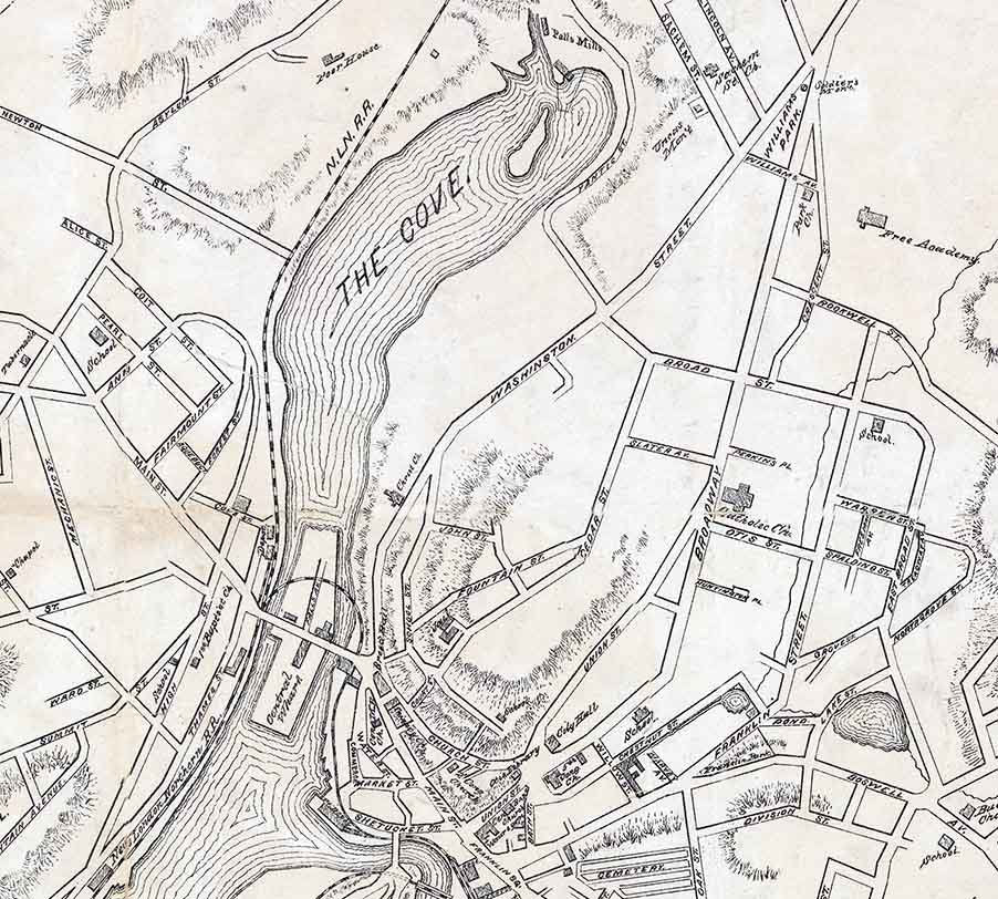 1878 Map of Norwich Connecticut