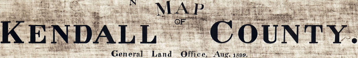 1919 Farm Line Map of Kendall County Texas