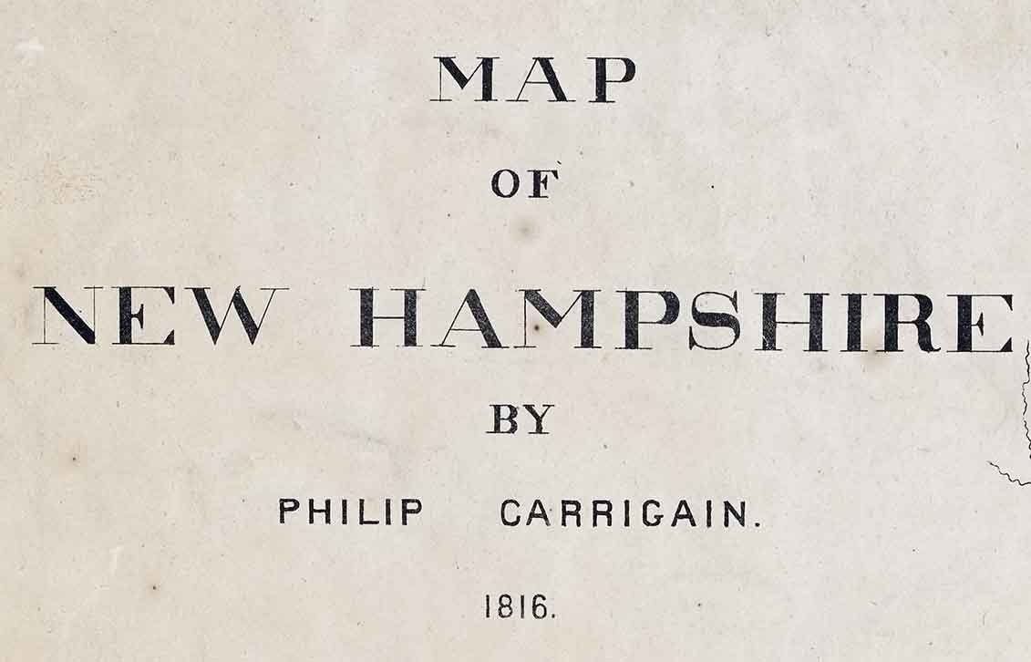 1816 Map of New Hampshire