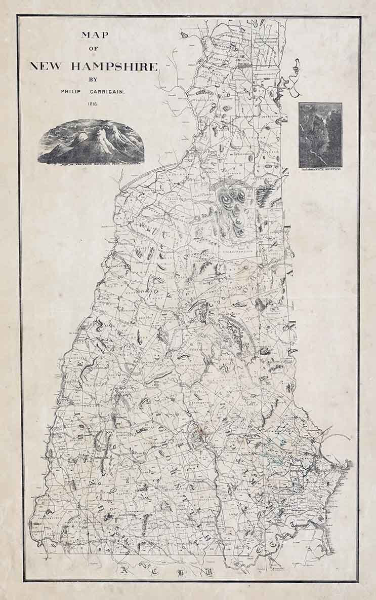 1816 Map of New Hampshire