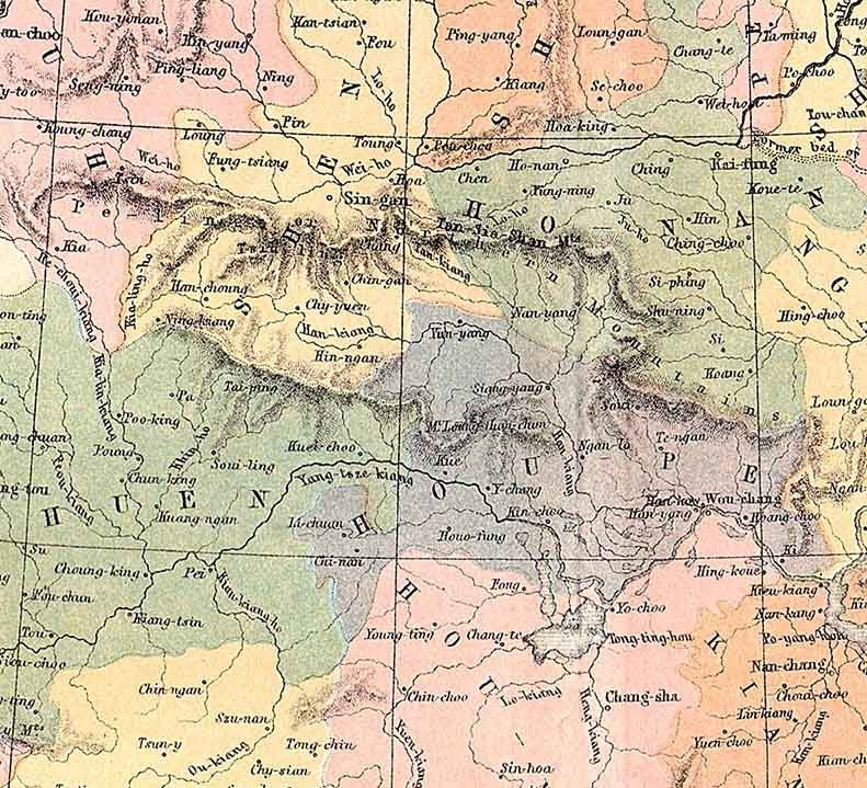 1874 Map of China