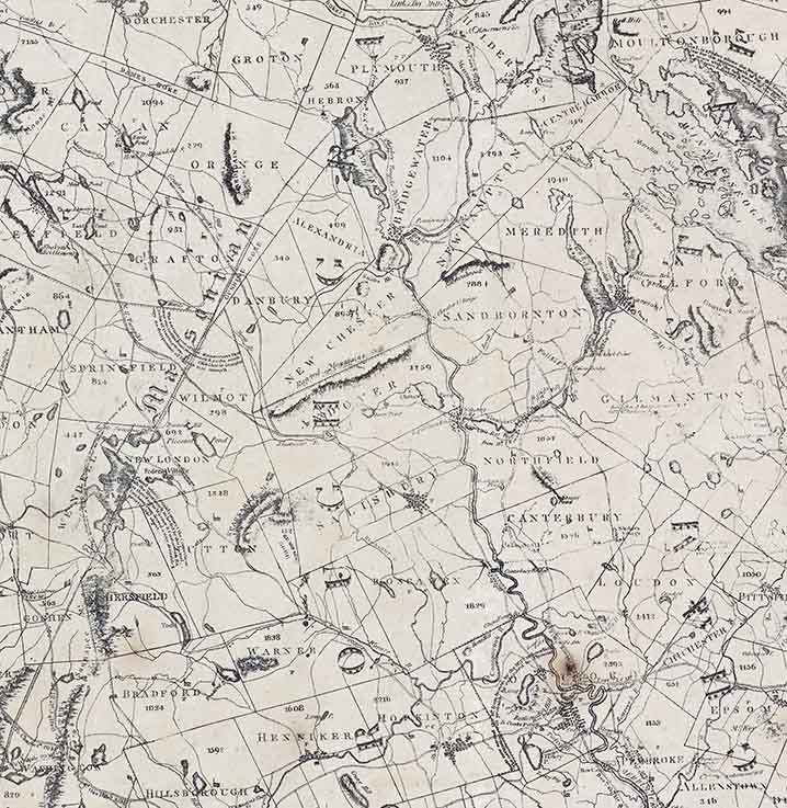 1816 Map of New Hampshire