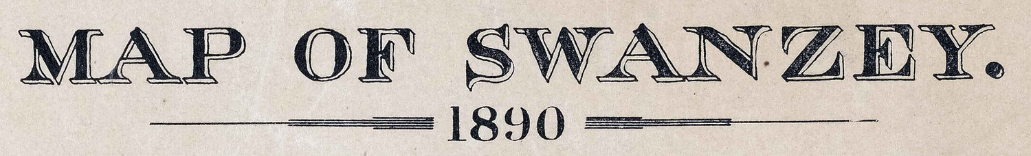 1892 Map of Swanzey New Hampshire
