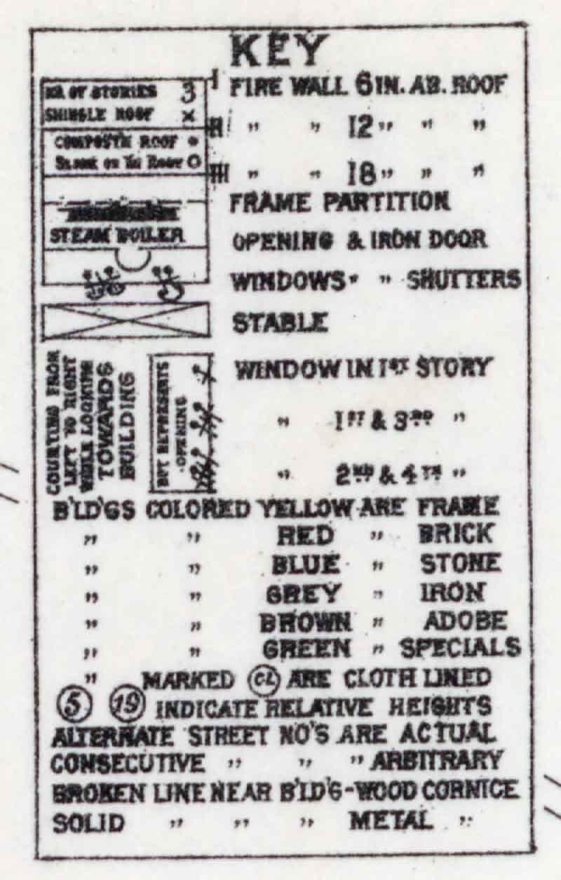 1891 Town Map of Greensburg Westmoreland County Pennsylvania