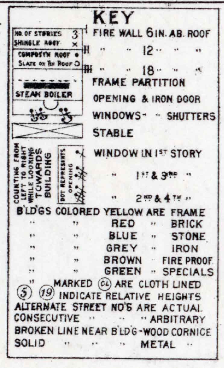1897 Town Map of Dawson Fayette County Pennsylvania