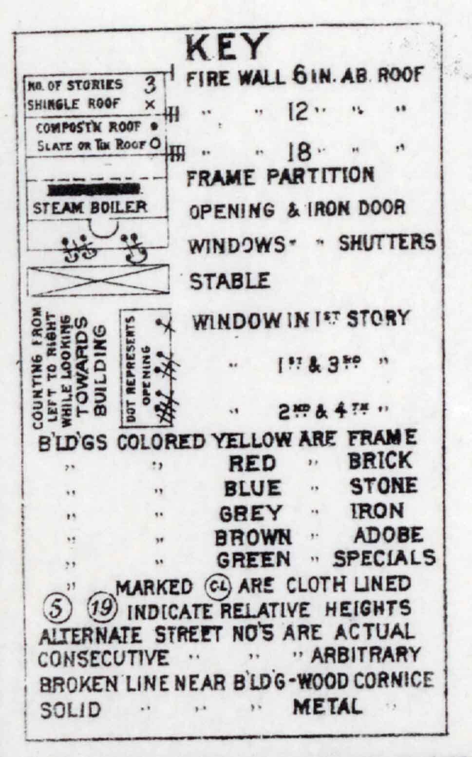 1897 Town Map of Hawley Wayne County Pennsylvania