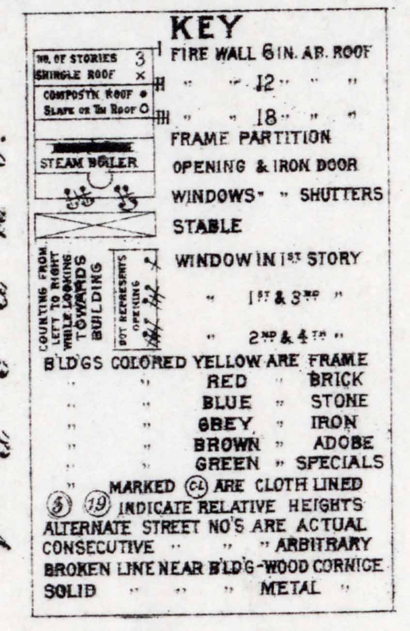 1886 Town Map of Jamestown Mercer County Pennsylvania