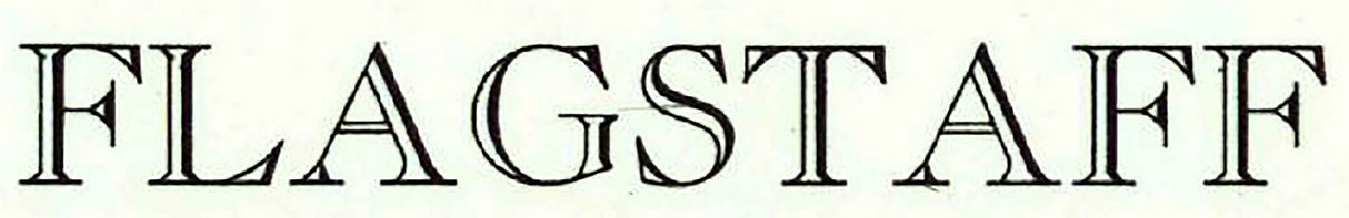 1960 Topo Map of Flagstaff Arizona Navajo Indian Reservation