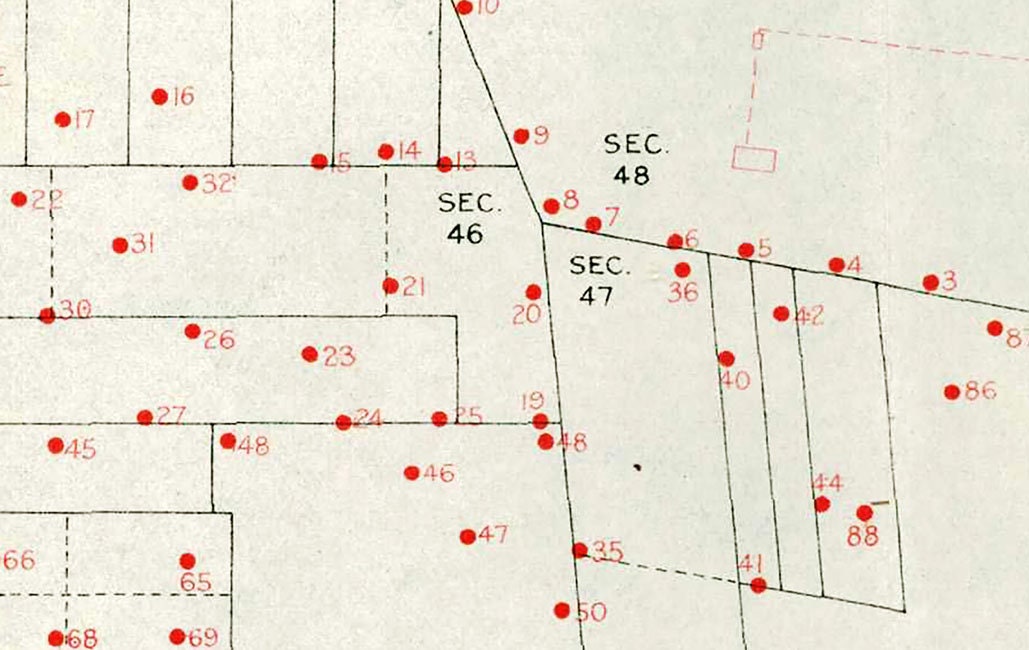 1906 Map of the Jennings Oil Field Texas