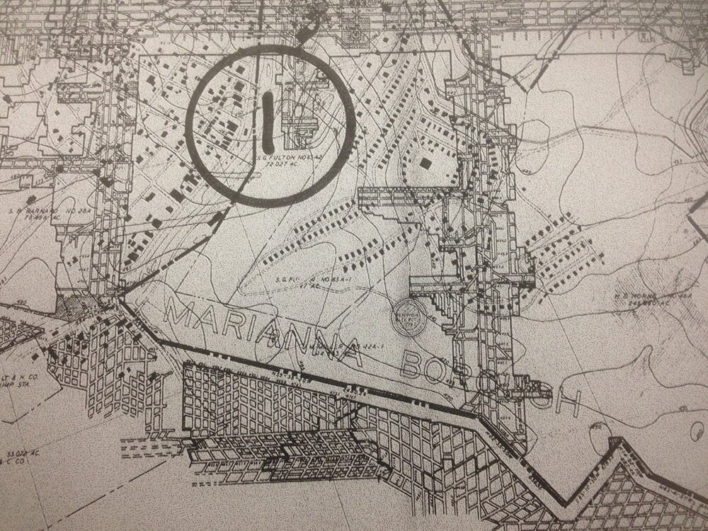 1987 Index Map of Bethenergy Mine 58 Washington County Pa