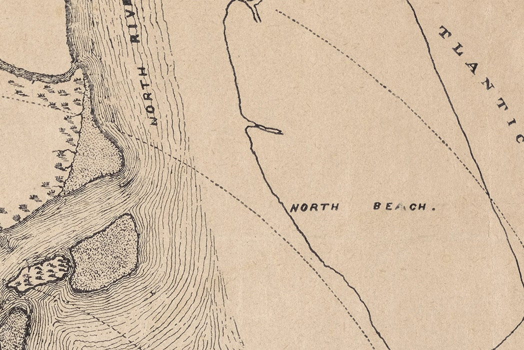 1888 Map of Saint Augustine Florida