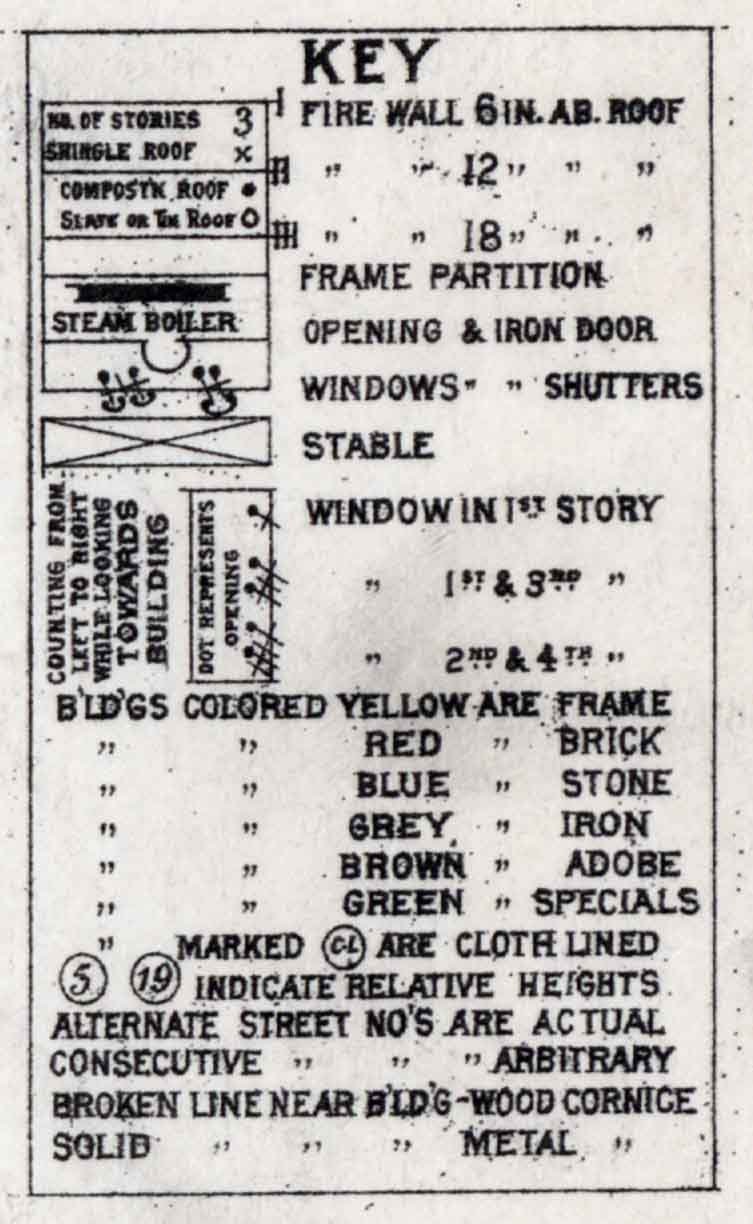 1886 Town Map of Hanover York County Pennsylvania