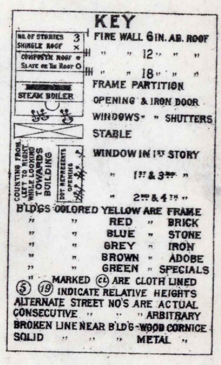 1887 Town Map of Ebensburg Cambria County Pennsylvania