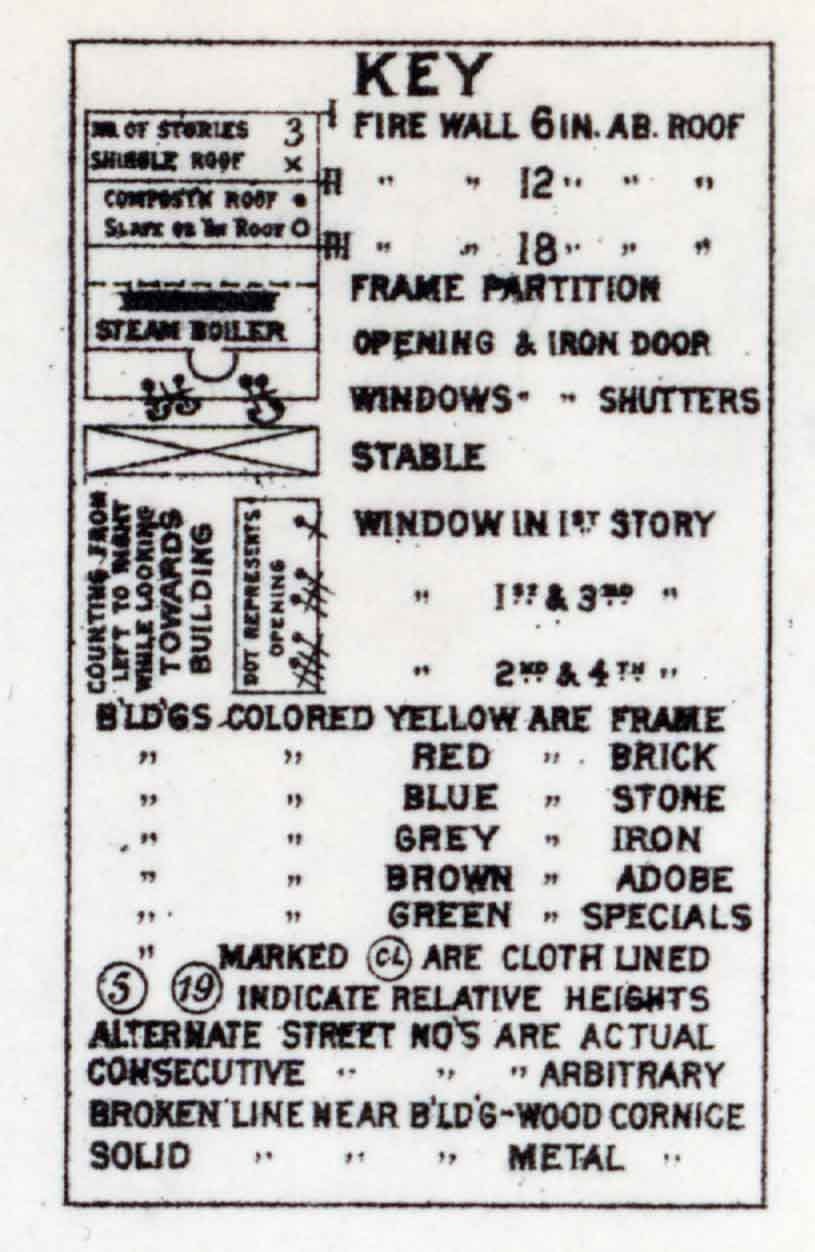 1899 Town Map of Duncannon Perry County Pennsylvania