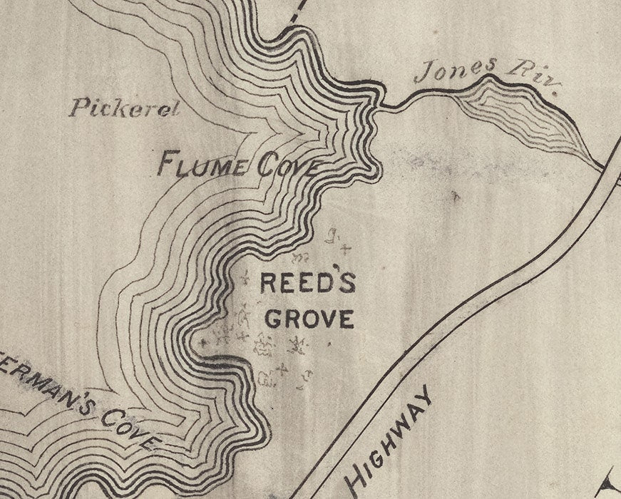 1870 Map of Silver Lake Massachusetts