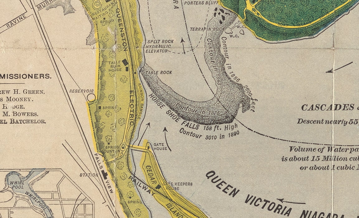1890 Map of Niagara Falls