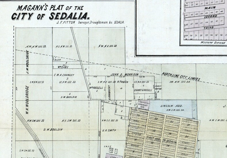 1872 Map of Pettis County Missouri