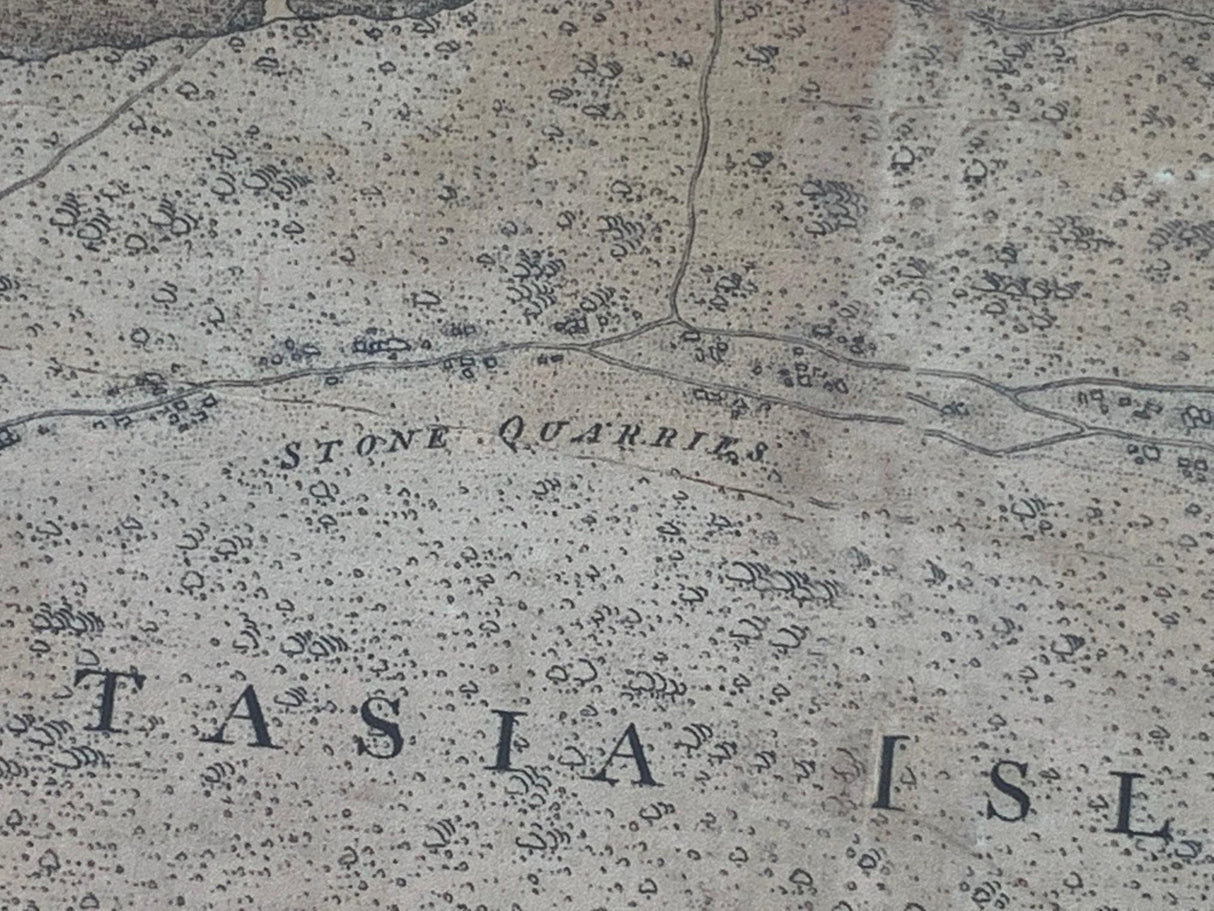 1779 Map of Saint Augustine Florida Framed