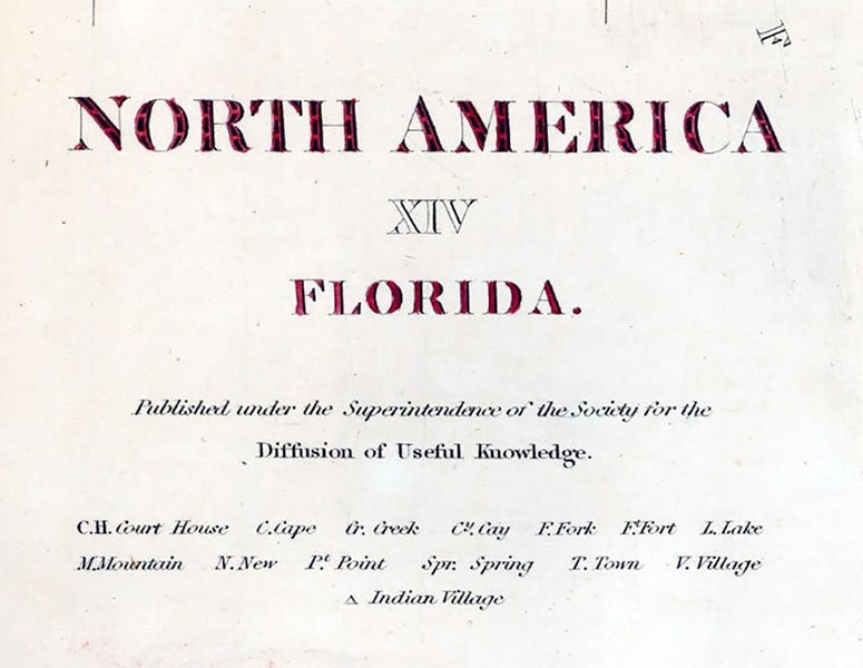 1845 Map of Florida