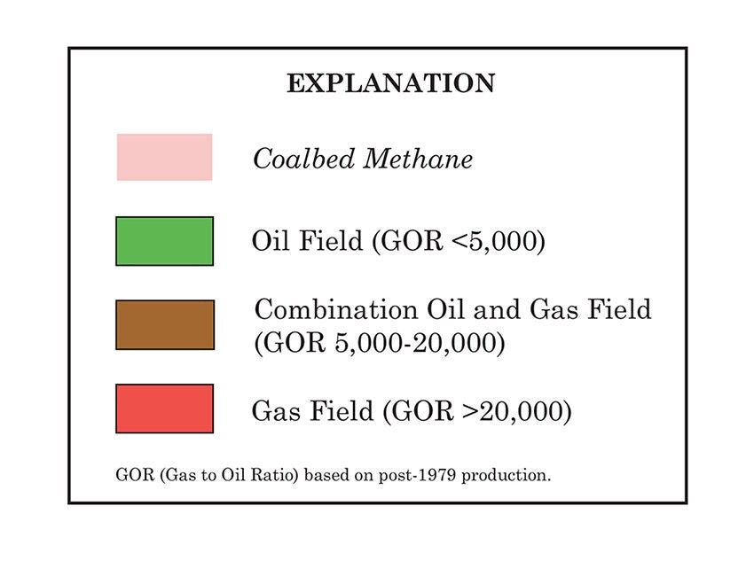 2002 Map of Oklahoma Oil and Gas Fields
