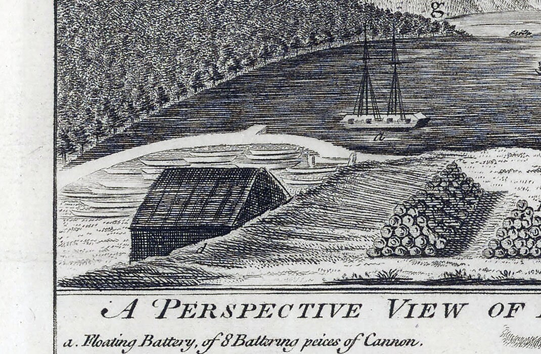 18th Century Map of Lake George