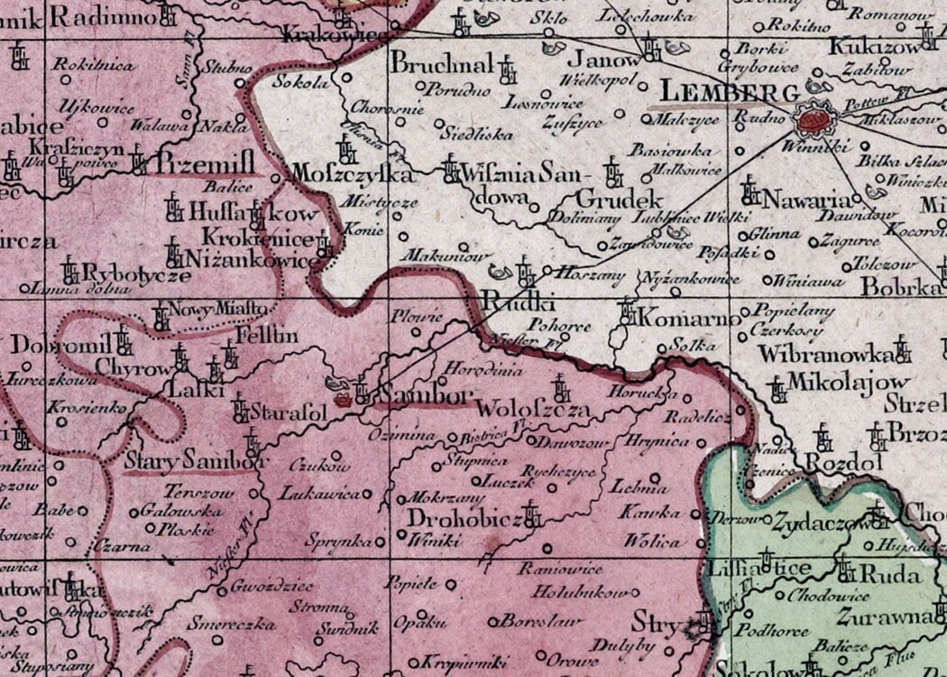 1701 Map of Galicia
