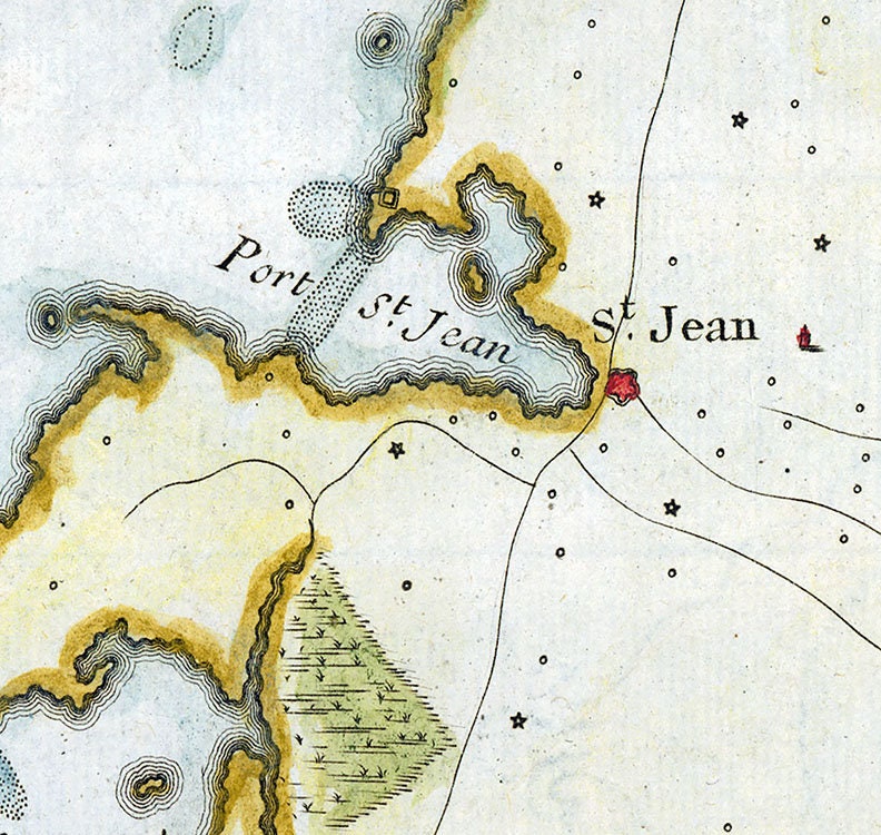 1756 Map of Antiqua