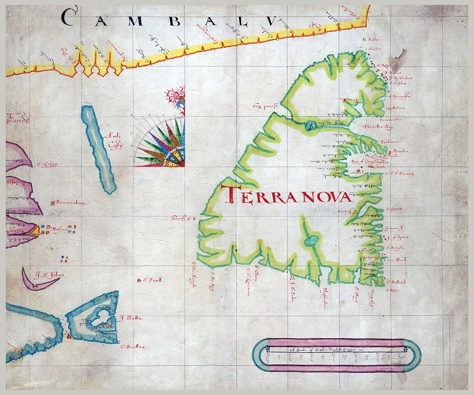 1671 Map of Newfoundland