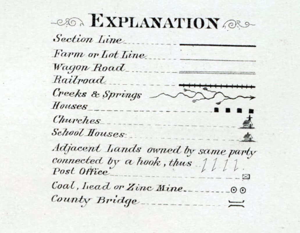 1898 Map of Le Sueur County Minnesota