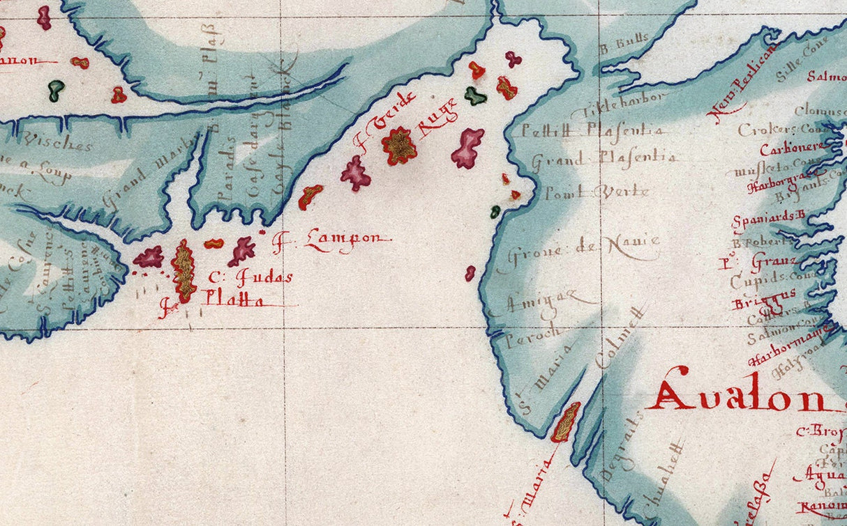 1678 Map of Newfoundland Terra Nova