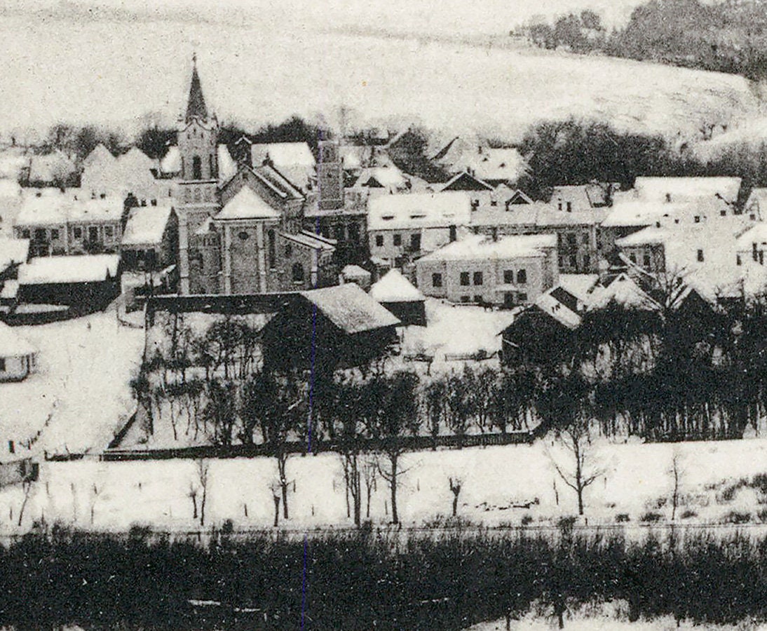 1909 Panorama of Stary Sambor Galicia Austria Hungary