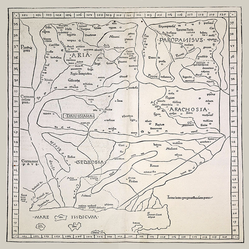 1482 Map of Afghanistan and Pakistan